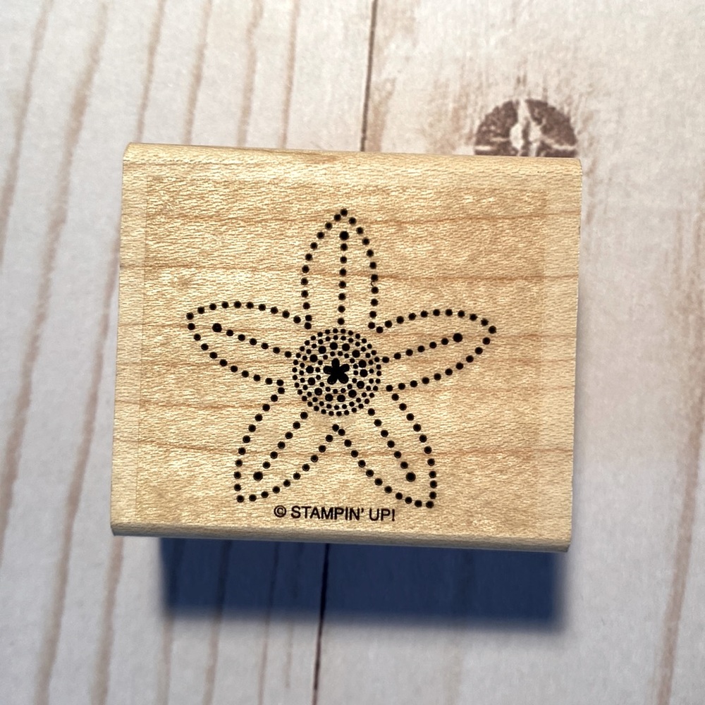 5/20$ RUBBER STAMP flower
